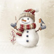 Коктейлни салфетки 20бр Oscar The Snowman
